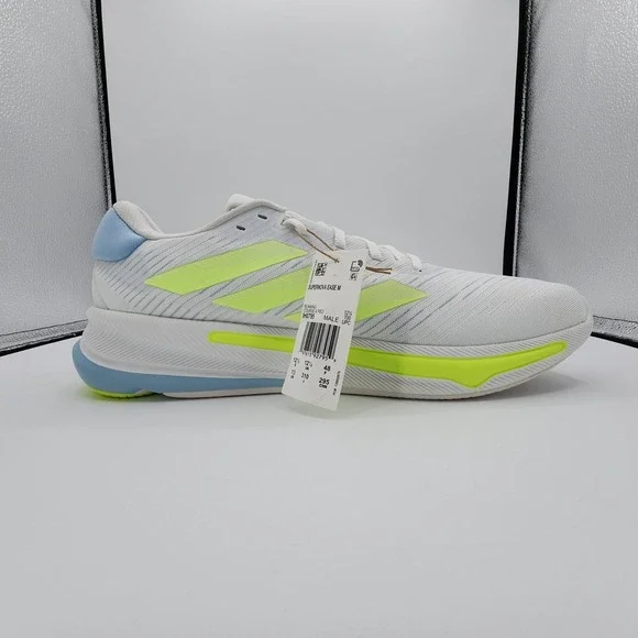 Adidas Supernova Ease Running Shoes Mens Size 13 White Hi-Res‎ Yellow NEW in Box